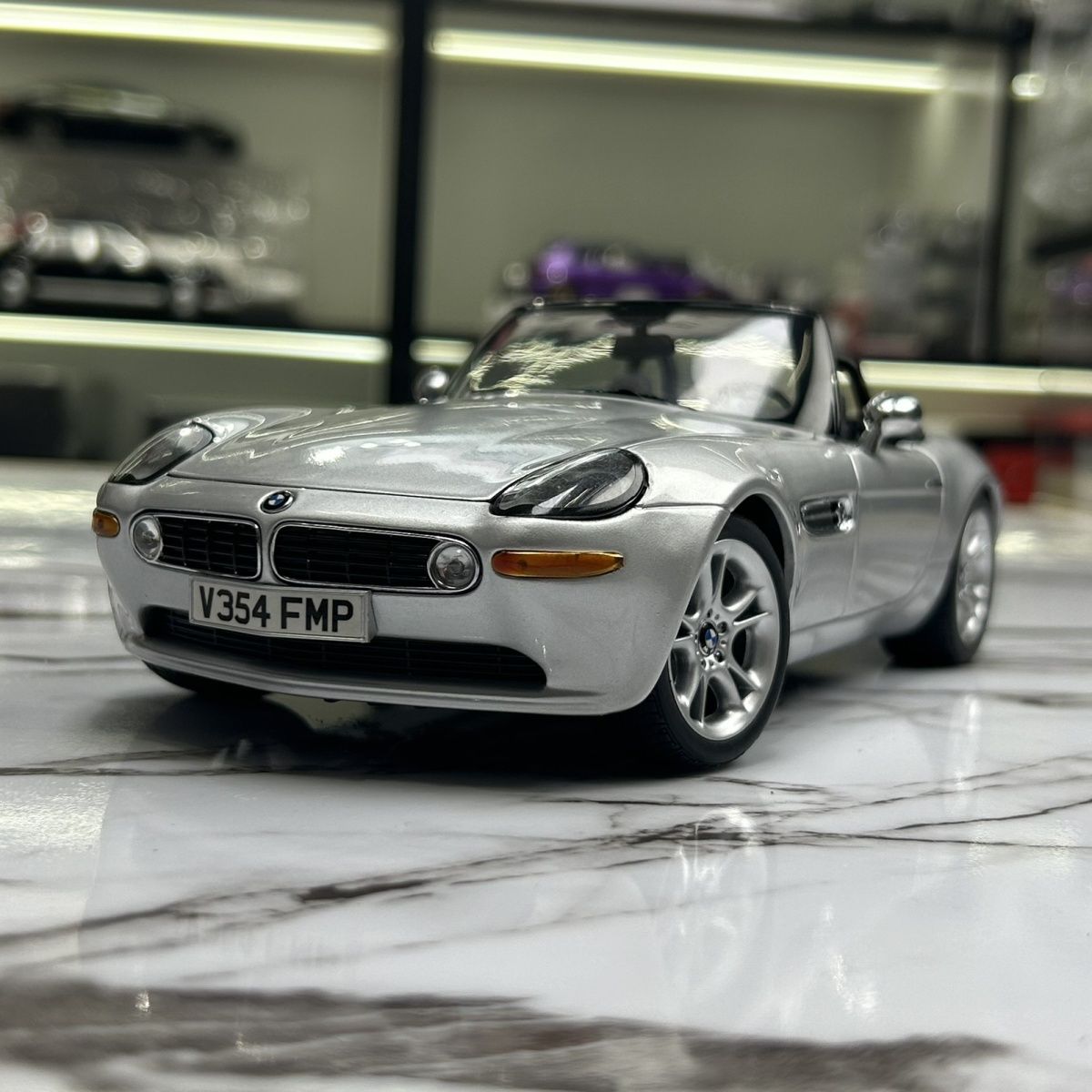 現貨免運！寶馬車模 汽車模型 寶馬模型 車模 1/18 BMW 寶馬Z8 合金模擬汽車模型銀色 八折下殺 特價出 可開發票