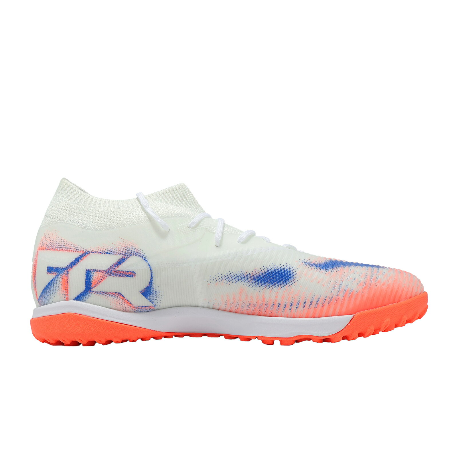 Puma 足球鞋 Future 8 Match TT 男鞋 白 黑 橘 人造草場 運動鞋 108597-01 1