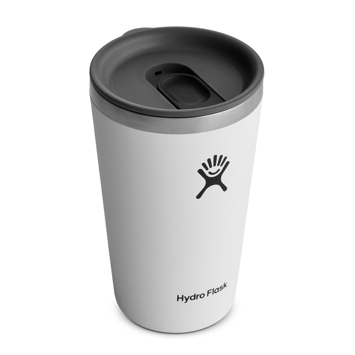 【【蘋果戶外】】Hydro Flask【隨行杯 / 473ml】16oz 保溫隨行杯 (經典白) 附蓋 咖啡杯 保溫杯 保冷杯 保溫瓶 TUMBLER