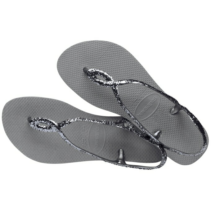 havaianas 哈瓦士 巴西人字拖 女款 Luna premium II 亮片灰 涼鞋 拖鞋 夾腳拖 海灘鞋＊夏日微風＊｜夏日微風↘限時下殺 1