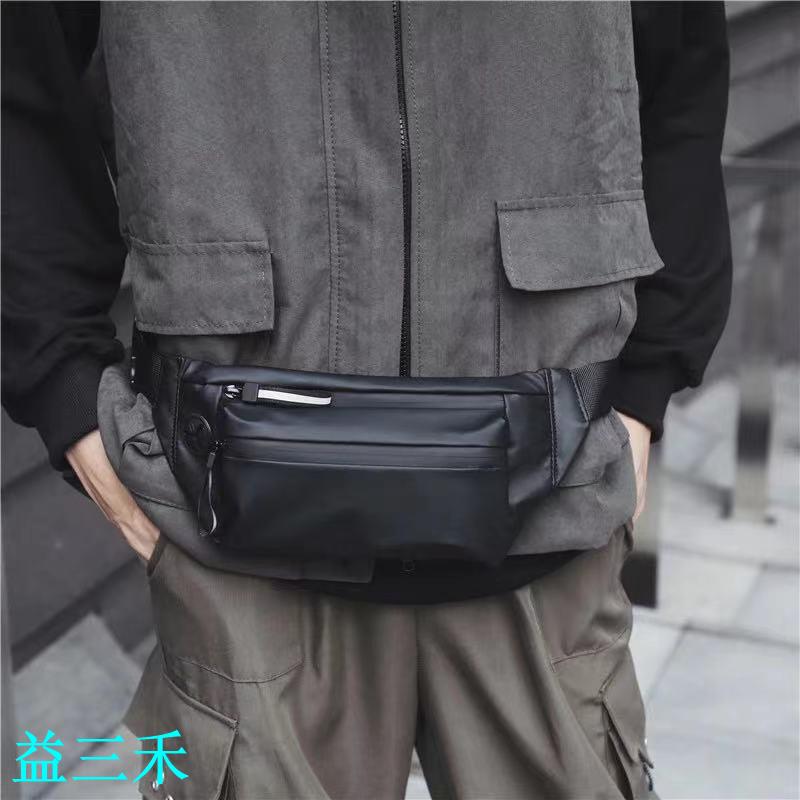 運動腰包男女時尚舒適戶外跑步幹活多功能防水貼身大容量pu手機包-益三禾