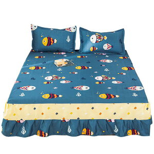 席夢思床罩床裙式床套單件防塵保護套1.5米1.8m床單床墊床笠防滑