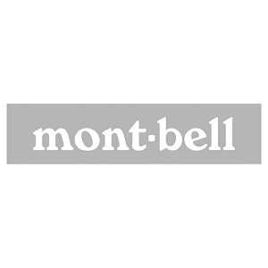 ├登山樂┤日本mont-bell mont-bell Logo 150mm貼紙 白 # 1124932WT