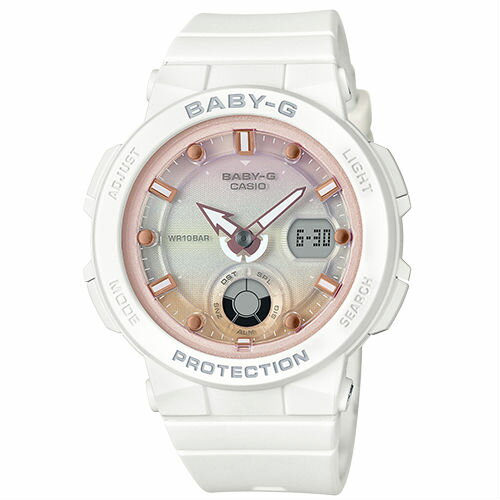 CASIO 卡西歐 BABY-G BGA-250-7A2 海洋靈感霓虹雙顯流行腕錶