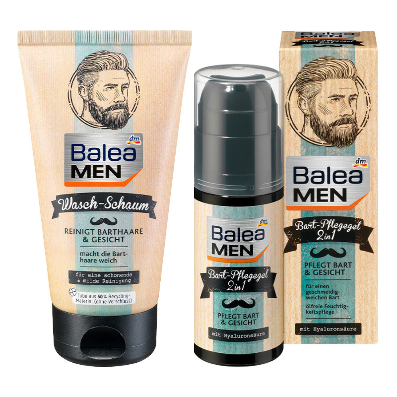 【心心哈德】德國 DM Balea 男士洗面乳 150ml 男士護鬍二合一凝膠 50ml 護膚 附發票｜全場下殺★滿額再享折扣