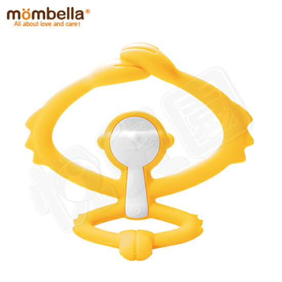 英國 Mombella 抱抱猴固齒器(黃)【悅兒園婦幼生活館】