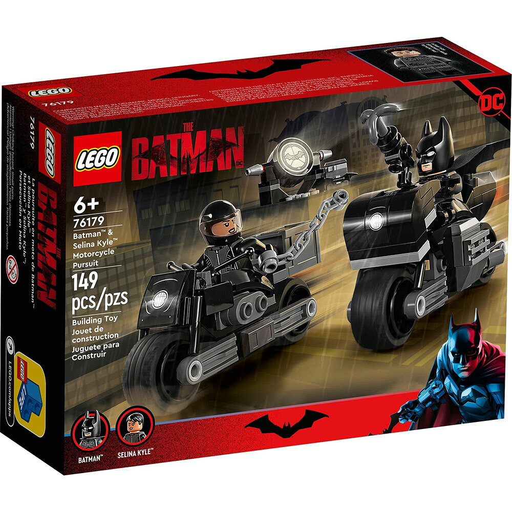 樂高LEGO 76179 SUPER HEROES 超級英雄系列 Batman™ & Selina Kyle™ Motorcycle Pursuit
