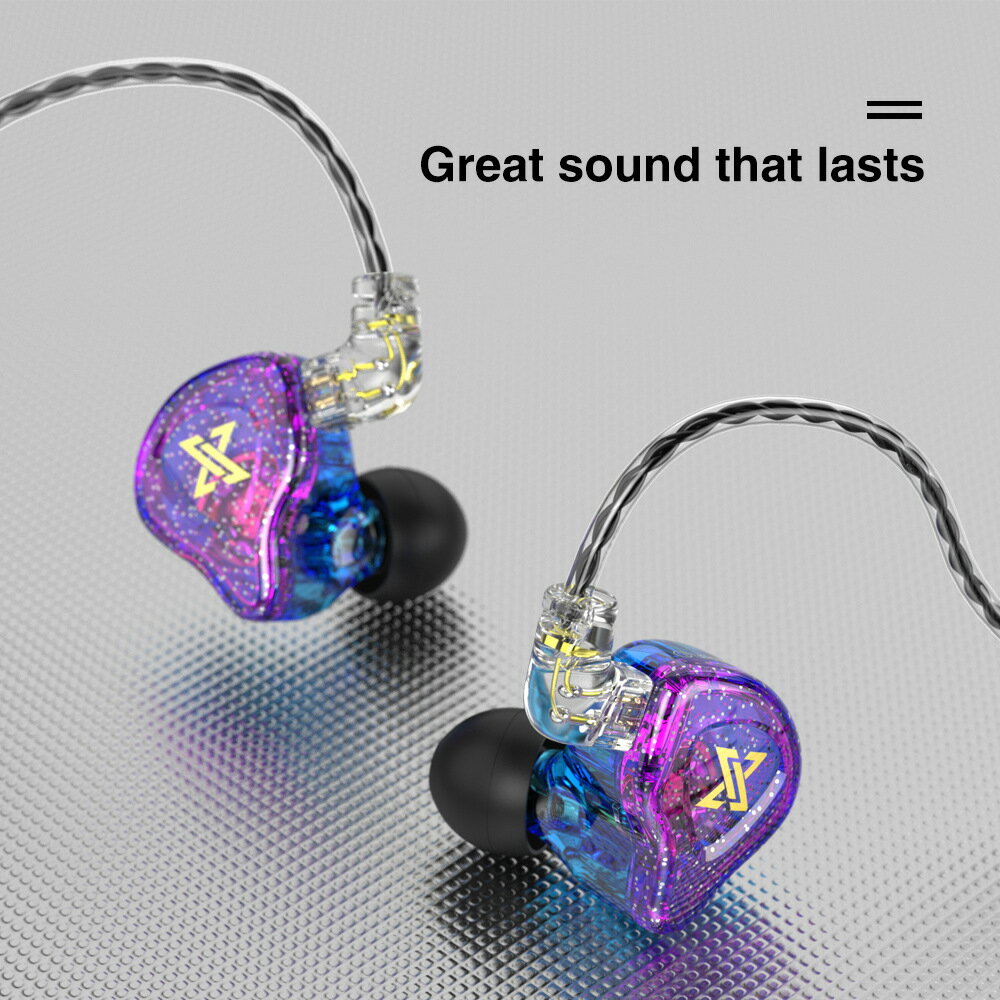 QKZ AK6 MAX入耳式動圈耳機 HiFi音質重低音線控有線耳機新款