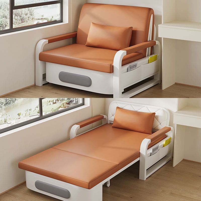 單人沙發床折疊兩用2024年新款小戶型折疊床陽台多功能簡易科技布 全館免運