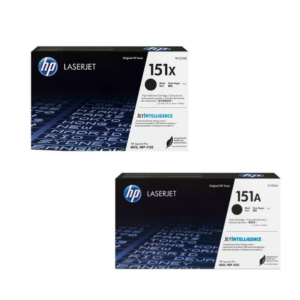 滿額現折220★HP 151A/151X 原廠標準/高容量黑色碳粉匣 W1510A/W1510X 適用4003dw /4103fdw