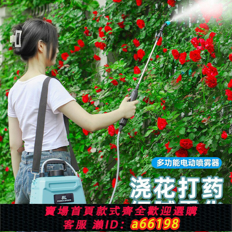 【臺灣公司 可開發票】電動噴霧器農用噴壺家用小型農藥噴灑器高壓打藥機噴水霧澆花神器