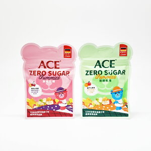 ACE ZERO SUGAR Q軟糖 40g/包 (櫻桃檸檬/蘋果橘子) 無糖軟糖 德國進口
