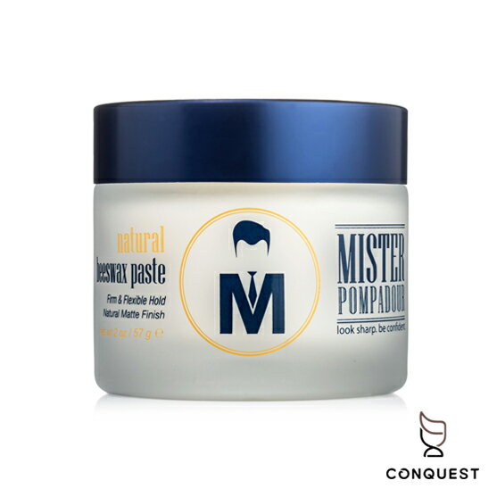 【 CONQUEST 】Mister Pompadour Natural Beeswax Paste 有機萃取蜂蠟髮蠟