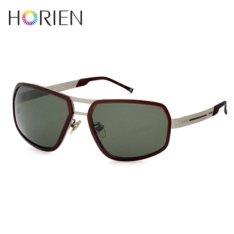 HORIEN海儷恩 沉穩輕彈時尚薄鋼飛行員偏光太陽眼鏡 抗UV400 (HN 21001 J07) 1