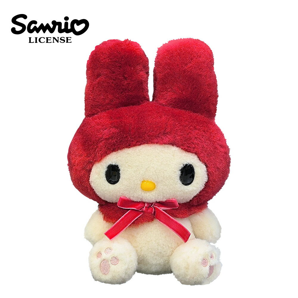 【日本正版】美樂蒂 絨毛玩偶 21cm 娃娃 玩偶 My Melody 三麗鷗 Sanrio - 266038
