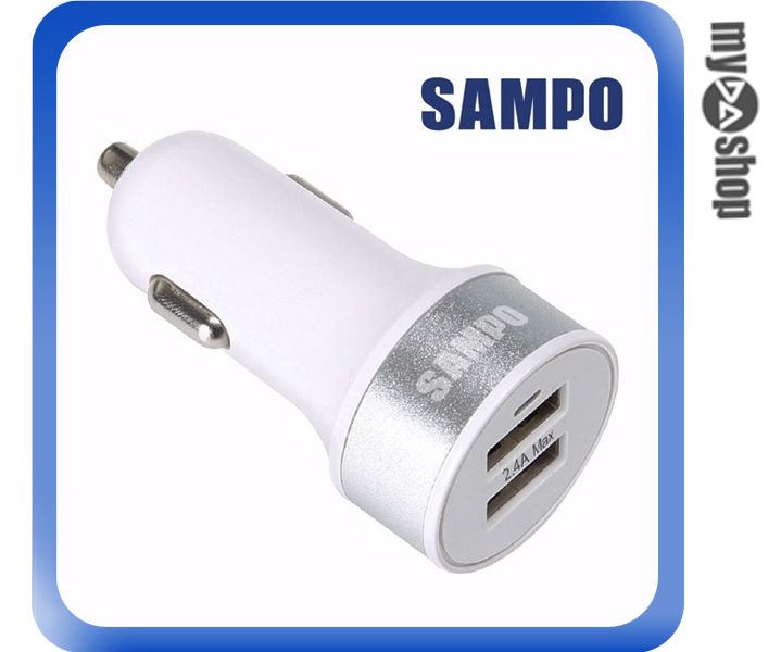 《DA量販店》聲寶 SAMPO 雙USB 車用 充電器 DQ-U1402CL(W89-0036),DA量販店