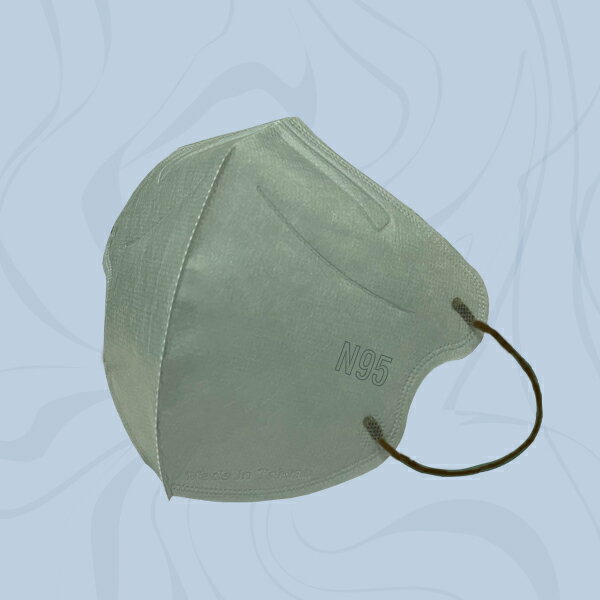 麗正 成人N95奈米醫用口罩(抹茶綠)-10入 /單片包裝 1
