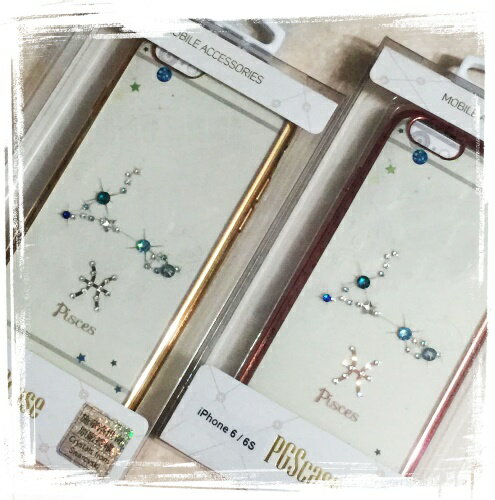 【奧地利水鑽】iPhone 6 Plus /6s Plus (5.5吋) 星座系列電鍍彩鑽保護軟套(雙魚座)