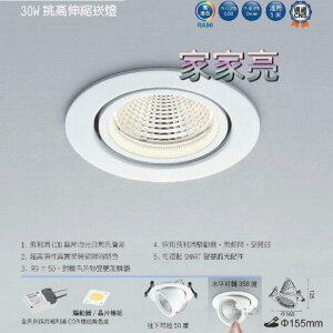 (A Light) 舞光 LED 30W 15.5cm 挑高伸縮崁燈 高演色 挑高 伸縮 崁燈 15.5公分 155mm 飛利浦