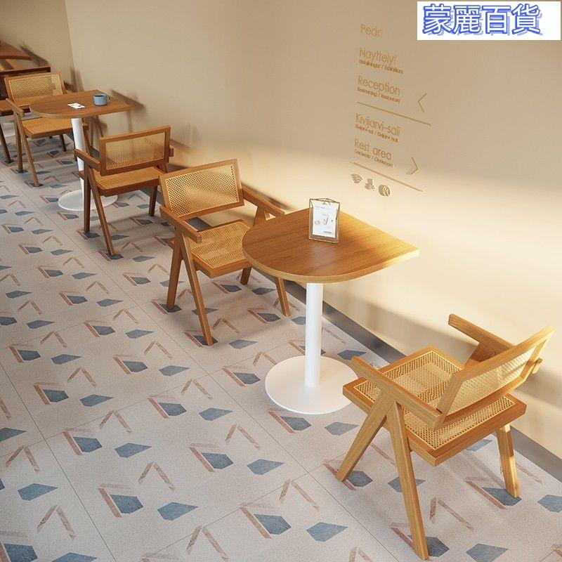 開立發票 免運【免運】餐桌椅 餐桌 餐椅 長凳 置物架 餐桌椅組 一桌四椅 餐椅 工作桌 北歐網紅咖啡廳餐椅休閑餐飲店椅甜品奶茶店設計