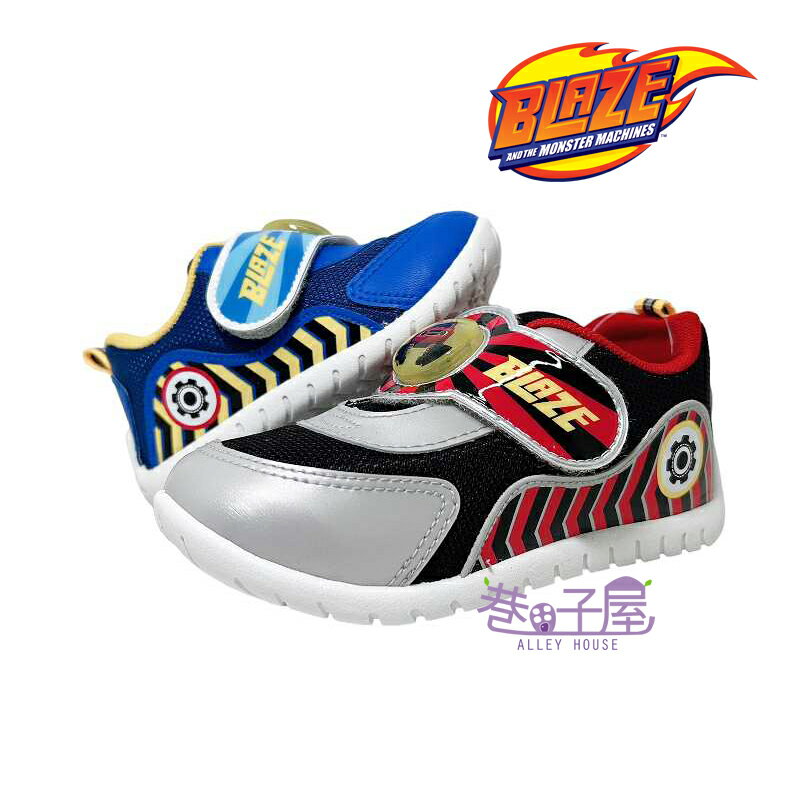 BLAZE旋風戰車隊 童鞋 電燈鞋 運動鞋 休閒鞋 [16084] 黑/藍 MIT臺灣製造【巷子屋】