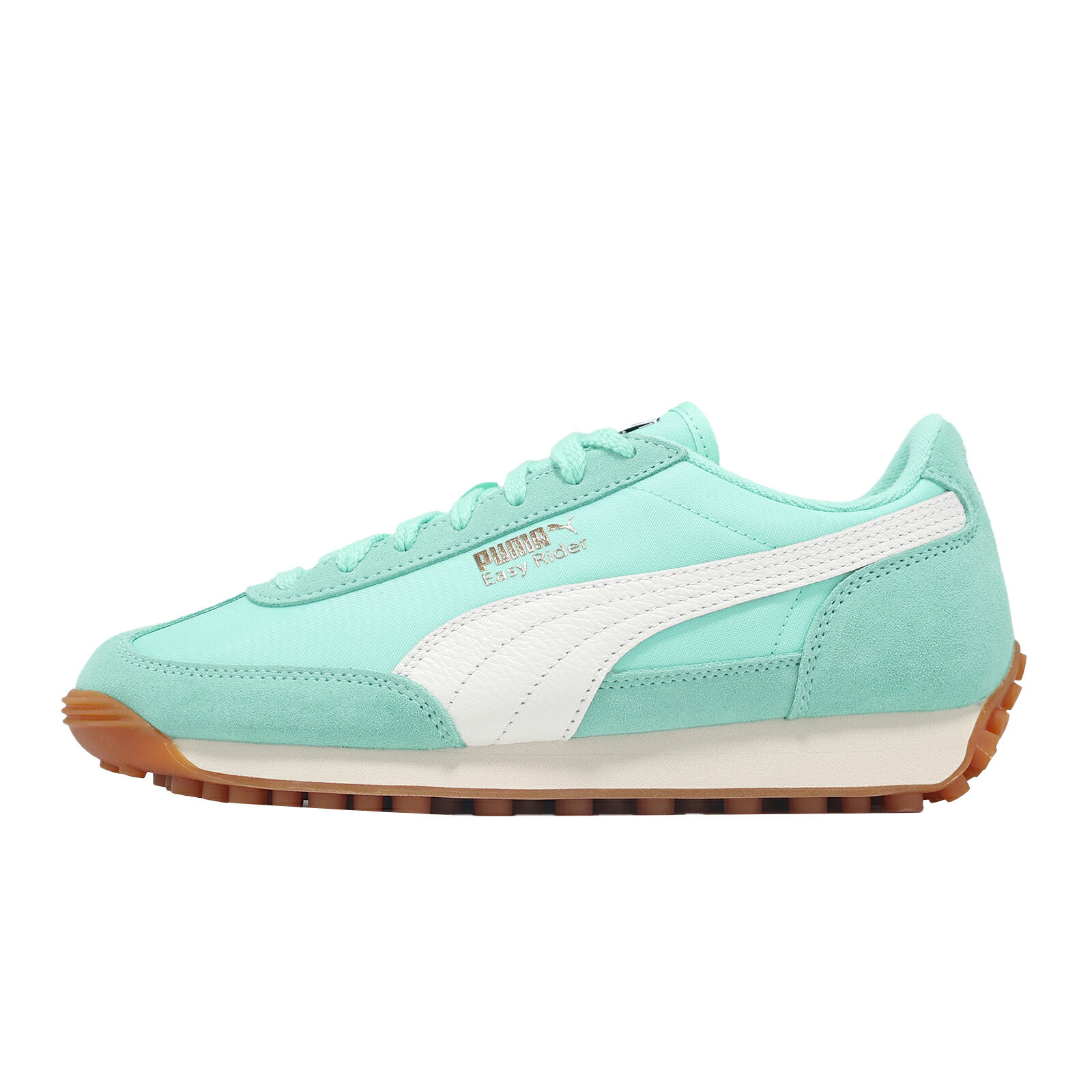 Puma 休閒鞋 Easy Rider Vintage 男鞋 女鞋 綠 白 復古 麂皮 膠底 399028-08
