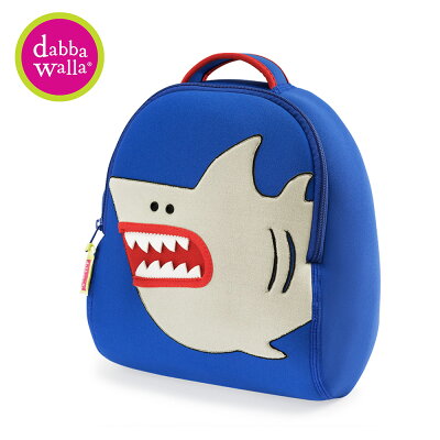 【Dabbawalla】美國瓦拉包 3-8歲 小童後背包- 小白鯊