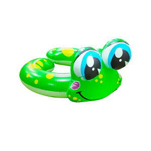 【Treewalker露遊】動物造型裂環泳圈 青蛙 兒童泳圈 游泳圈 水上浮圈 游泳浮力輔助 兒童玩具
