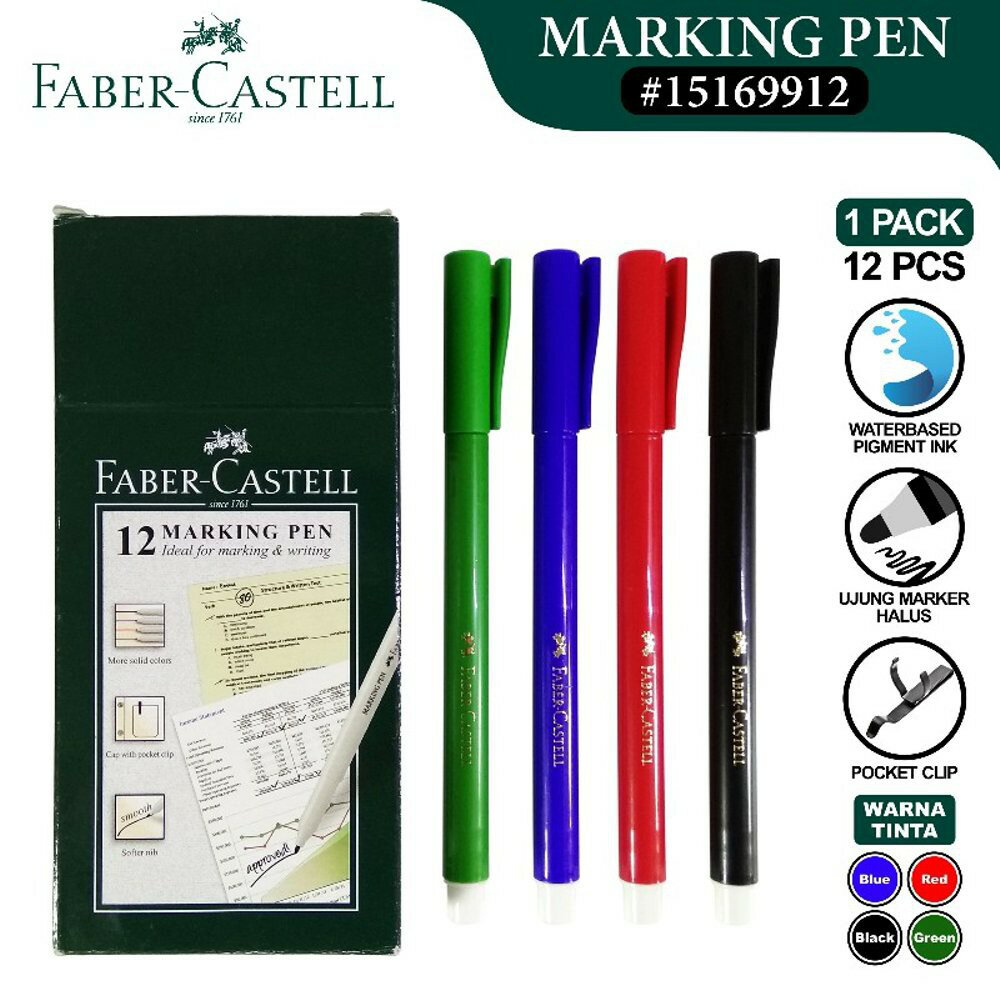 德國輝柏 Faber Castell Marking Pen M水性簽字筆 單支