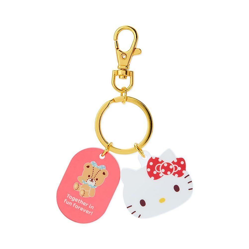 【震撼精品百貨】Hello Kitty 凱蒂貓~日本SANRIO三麗鷗 KITTY壓克力造型鑰匙圈(大臉角色大賞)*90782