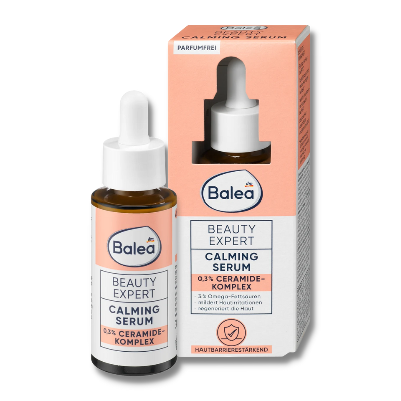 德國 DM Balea 美容專家舒緩精華液 30ml 精華 精華液 舒緩 臉部 保養 附發票【心心哈德】現貨 全館499超取免運｜全場下殺★滿額再享折扣