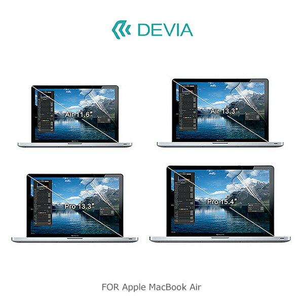強尼拍賣~ DEVIA Apple MacBook Air 11 / 12 / Air 13 吋 螢幕保護貼 靜電吸附