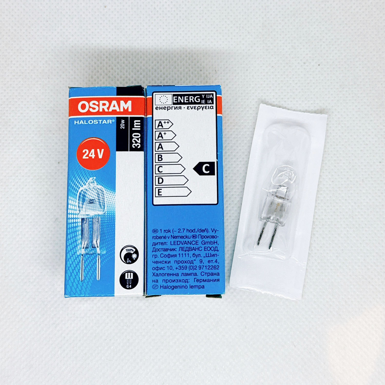 OSRAM 歐司朗 HALOSTAR 64435 24V 20W G4 鹵素燈泡 1