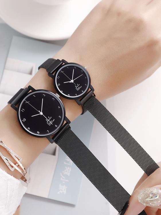2021年新款小眾設計情侶手錶一對ins風夏季簡約初高中男女學生錶 全館免運