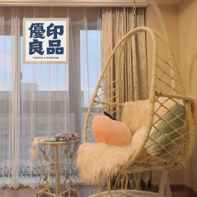 工廠直銷 【吊籃椅 吊椅】搖搖椅 網紅吊椅吊籃藤椅臥室鞦韆少女單人家用室內陽臺吊蘭椅吊床搖籃椅 椅子 戶外椅子 庭院椅特惠/開立發票 全館折扣 y5415