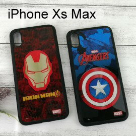 漫威 復仇者防手滑殼 iPhone Xs Max (6.5吋) 美國隊長 鋼鐵人【MARVEL正版】