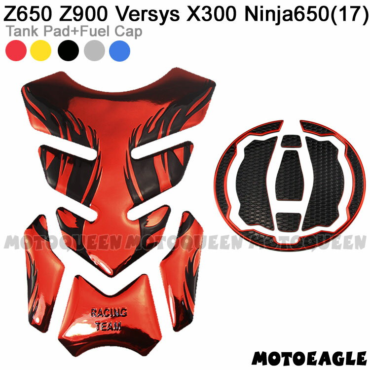 適用川崎Z900/Z650小忍者Ninja650摩托車Versys x300油箱貼魚骨貼
