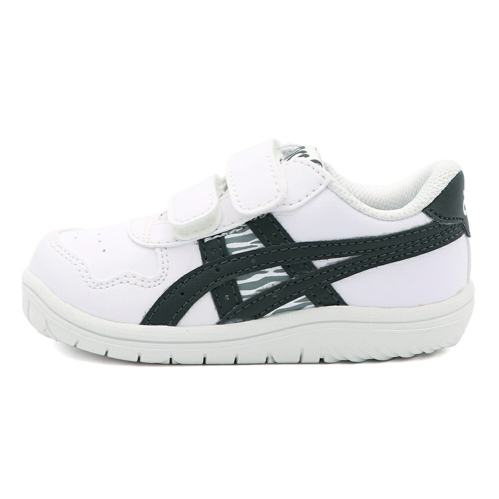 ASICS 亞瑟士 JAPAN S TS 魔鬼氈 運動鞋 小童 白黑 R8629 (1204A093-101)