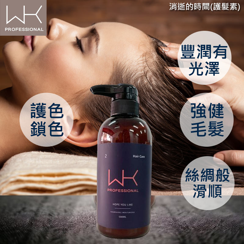 WK-消逝的時間(護髮素)500ml 沙龍級(豐潤有光澤)