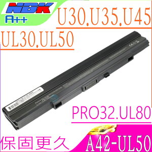 ASUS 電池(保固最久)-華碩 Pro33,Pro89,X32,X34,X4H,X5G,X8B,UL50,UL80,A42-X32, Pro32,Pro34,PL30,PL80,UL30,UL50,UL80, A32-UL30,A41-UL30