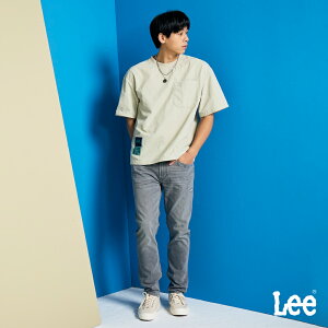 Lee 男款 705 涼感 微刷破 中腰標準小直筒牛仔褲 10.5oz Jade | Modern & Cooling