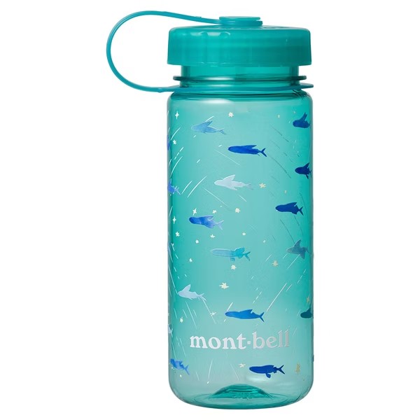 ├登山樂┤日本 mont-bell Print Clear Bottle 0.5L #5 水瓶綠 # 1134227GN