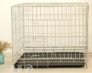 貓籠 狗籠子泰迪中小型犬折疊加粗帶廁所貴賓犬 貓籠兔子籠便攜寵物窩 雙十二購物節