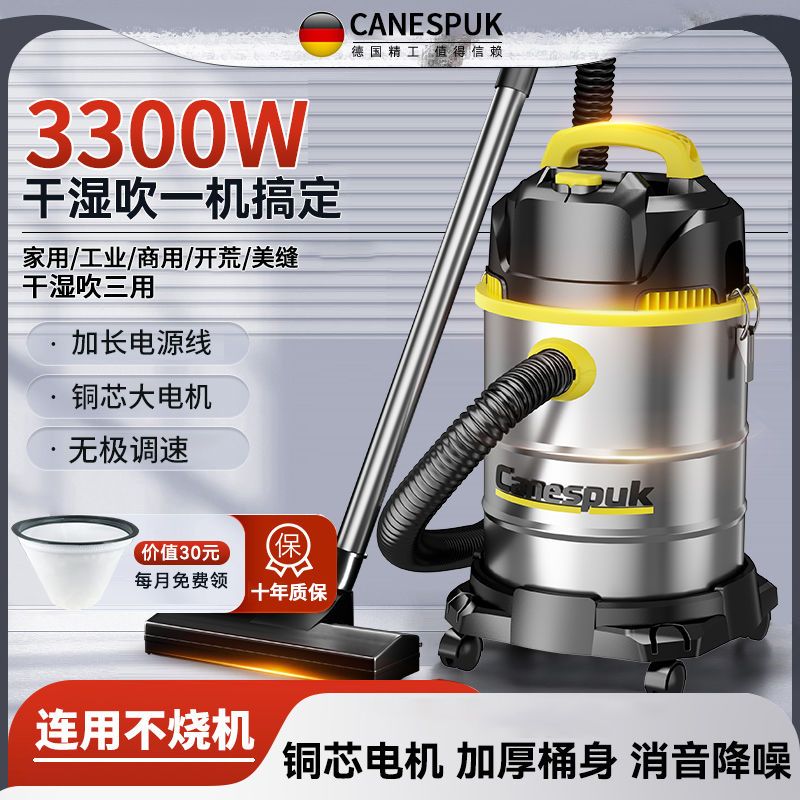 【臺灣公司 可開發票】德國佳尼浦吸塵器家用大吸力幹濕兩用洗車商用裝修開荒美縫保潔工