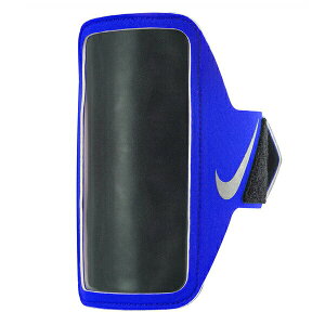 Nike Lean Arm Band [NRN65443OS] 運動 慢跑 自行車 輕量 手機 臂包 5吋 藍 銀