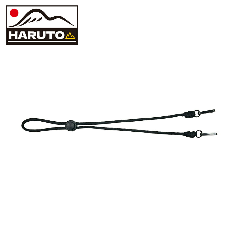 【HARUTO 帽繩《黑》】FHT099/通用帽帶/口罩掛繩/可拆調節式