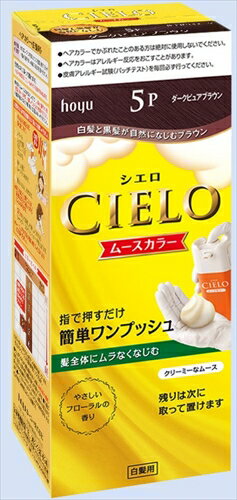 【 ホーユー 】 Cielo 泡沫染髮劑 5P 深純棕色【27組】髮色/適合白髮  日本必買 | 日本樂天熱銷
