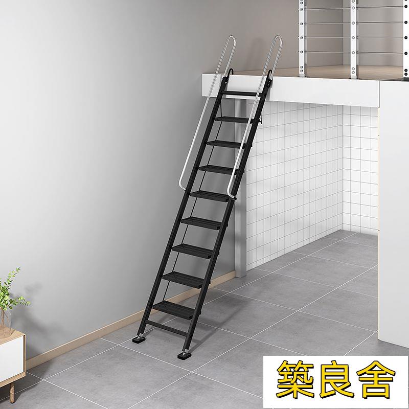 開立發票 閣樓梯子 樓梯 家用鋁合金閣樓梯子十步扶梯室內外加厚工程梯移動折疊伸縮閣樓梯zz1103 5