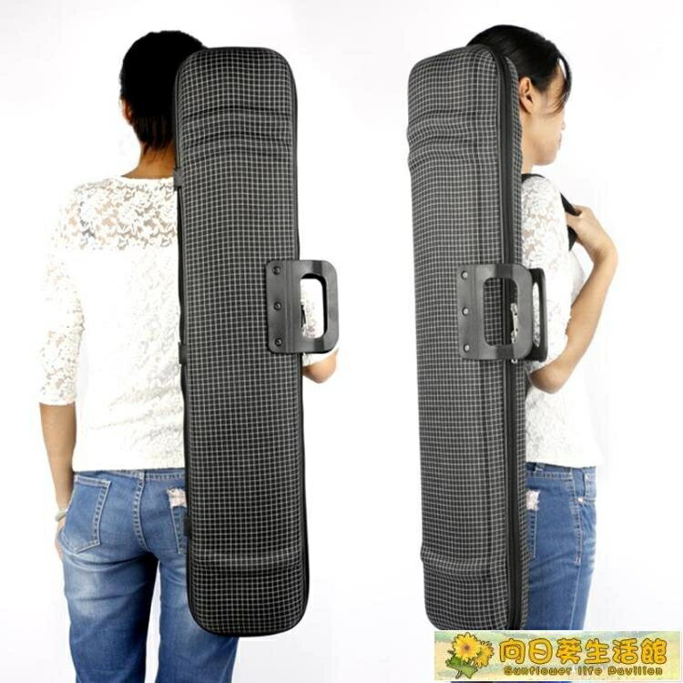 琴盒 二胡琴盒輕體盒可提可背輕便防水抗壓二胡盒子方格二胡盒樂器配件 三木優選