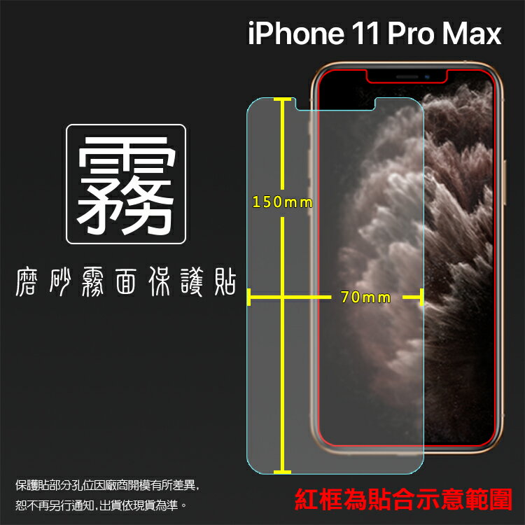 霧面螢幕保護貼 Apple 蘋果 iPhone 11 Pro Max A2218 6.5吋 保護貼 軟性 霧貼 霧面貼 磨砂 防指紋 保護膜